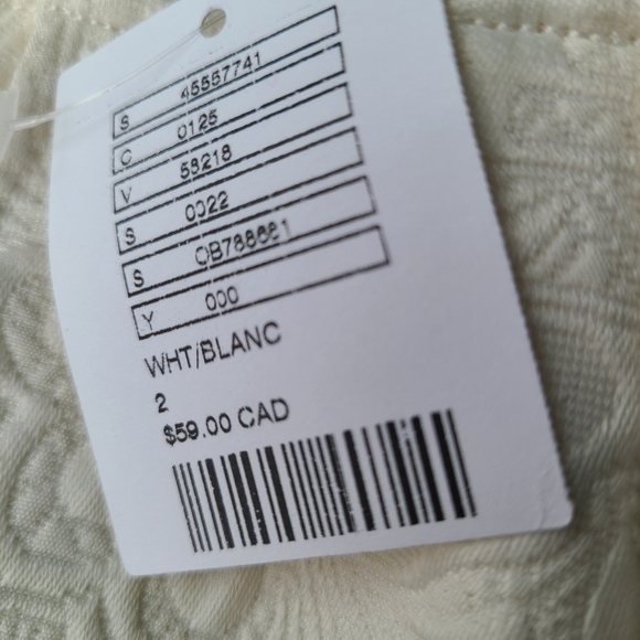 Urban Outfitters shorts, Size 2, White - Picture 2 of 5